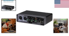 USB Audio Interface32bit/192 kHz with XLR,phantom power,Direct Monitoring,Loo…
