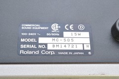 Roland MC-505 Groovebox 1999 Made in Japan w/Power Cable Working BM14721