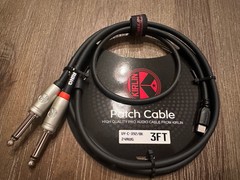 USB C To 2 1/4” Male Patch Cables – Ships Free! ** New Item! **