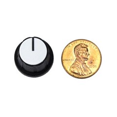 PixelGear Black 18-Point Knob with Gray Cap for Rane HC-6, MP-24, PE-15, SM-26