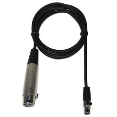 HQRP 4-Pin Mini TA4F to XLR(F) Microphone Adapter Cable for Shure WA310