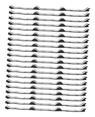 Pcs, 12 Inch R-Shaped Panel Foam Closure Strips for Metal Corrugated Roofing 20