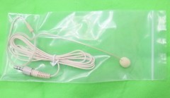 Beige Omnidirectional Wireless Single ear Headset Microphone for Sony Sennheiser