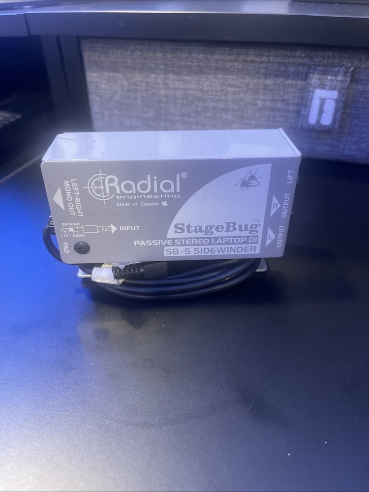 Radial Engineering StageBug SB-5 Stereo Laptop Direct Box