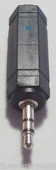 2X 1/4″ Female Jack to 3.5mm 1/8″ Male Plug Stereo Headphone Audio Adapter VWLTW