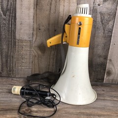 Rare Vintage Paso TA-1 Megavoice Megaphone Italy w/ Microphone