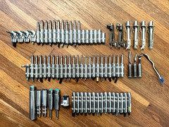 Lot of 75 Used 1/4″ / TRS / Male / Female Connectors + XLR Adapters. Switchcraft