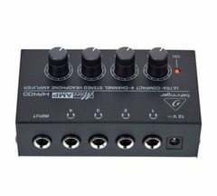 Behringer MICROAMP HA400 Ultra-Compact 4 Channel Stereo Headphone Amplifier FS