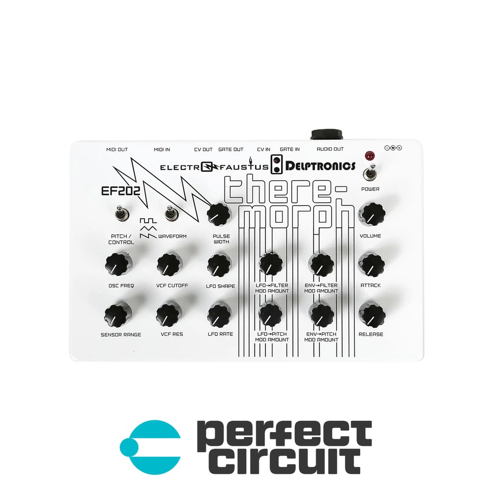 Electro-Faustus Theremorph (White) Desktop SYNTHESIZER – NEW – PERFECT CIRCUIT