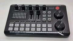 Live Sound Card and Audio Interface with DJ Mixer Effects and Voice Changer