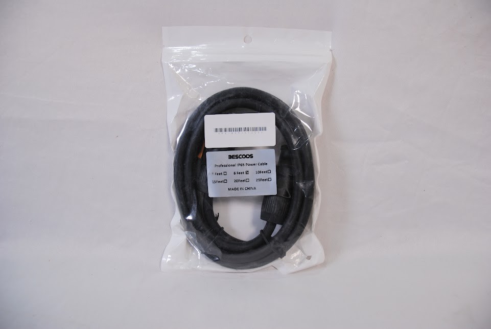 Toronce powerCON TRUE1 6ft Power Cable – TRUE1 Male to Female – 14AWG – OPEN BOX