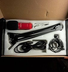 ZINGYOU BM-800 Condenser Microphone Kit – Red