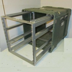 Rackmount 11U x24 Slide Out Rack Case Lockable ECS Legacy Composite Shockmount