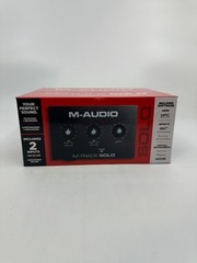 M-AUDIO M-Track Solo USB Audio Interface for 48kHz / 1 XLR in, Black – SEALED