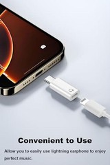 USB C to Lightning Headphone Audio Adapter, 2 Pack USB C Male to Lightning