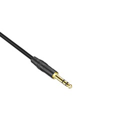 3-Pin Mini XLR Male to 1/4″ TRS Balanced Lavalier Microphone Interconnect Cable