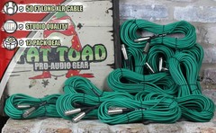 (12 PACK) 50FT XLR Microphone Cables | FAT TOAD Extension Studio Music Recording