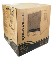 New Rockville RBG10S Bass Gig 10″ 1200 Watt Active Powered PA Subwoofer DJ/Pro