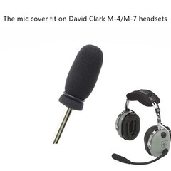 Saidbuds 10 Pack Soft Mic Foam Covers Windscreens for David Clark Black
