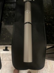 Pair of Sony ECM-22 condenser microphone Vintage Studio Live