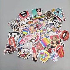 100PCS Skateboard Stickers Vinyl Laptop Luggage Decals Dope Sticker Lot Bomb US