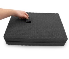 CM Waterproof Hard Case with Customizable Foam Fits Items up to 18″ x 11″ x 6″