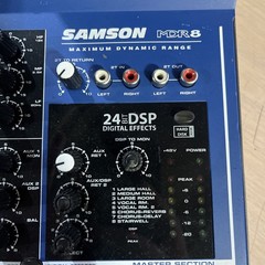 SAMSON MDR8 8 CHANNEL STEREO MIC / LINE MIXER