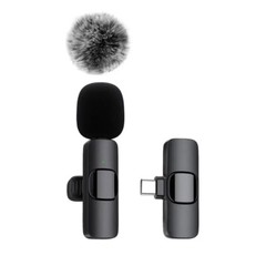 Lavalier Microphone Wireless Audio Video Recording Mini Mic For Android/iPhone