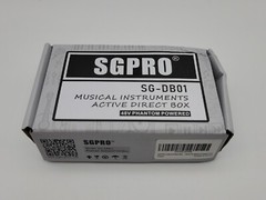SGPRO SG-DB01 Active Direct Box,Recording Signal DI Box for Musical Instruments