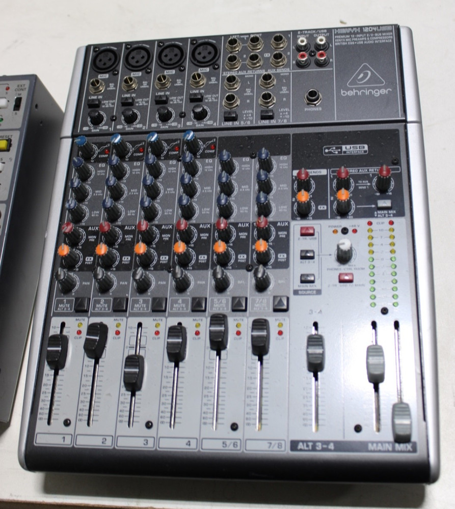 Behringer 1204USB Audio Mixer with Effects
