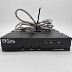 Atlas Sound PA1001G 100W Mixer Amplifier 70.7V/100V Commercial Audio Amp Tested
