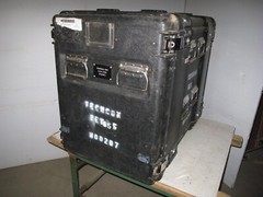 Rackmount 14U 19×24 ECS Composite Shockmount Electronics Black Equipment Case