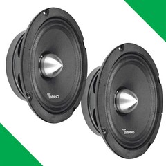 (2) 6.5″ MIDRANGE TIMPANO 500W TPT-MR6-4 BULLET 4 OHM CAR PRO AUDIO SPEAKER PAIR