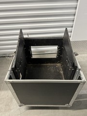 Road Ready Rack Mixer Top, 10u Rack Lower Equipment Case w/ Locking Casters