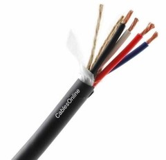 10ft Neutrik Right-Angle 4-Conductor/12awg SpeakOn NL4FX Pro Audio Speaker Cable