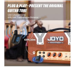 Wireless Guitar System 5.8GHz Wireless Guitar Transmitter Receiver with Charging