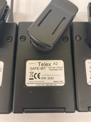 Lot of 5 Telex SafeWT Band A2 UHF Wireless Beltpack Transmitter Tested for Power