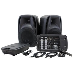 Gemini Sound ES-210MXBLU – Ultra-Portable Professional PA System with Dual…