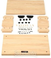 Gator Frameworks Elite 2U Desktop Studio Rack – Natural Maple Matte