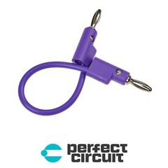 Buchla 5″ Banana (Violet) Modular Synth Patch CABLE – NEW – PERFECT CIRCUIT
