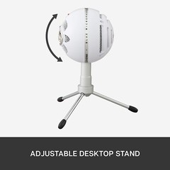 Blue Snowball iCE USB Microphone For PC Gaming, Recording, Streaming, Podcasting