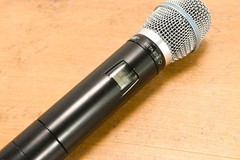 Shure U4D-J4 Dual Wireless Receiver with U2/BETA87A Handheld – J4 Band CG01YHF
