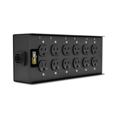 Stage Multi-Outlet Power Distribution 12 Edison Female – True1 Pass Thru
