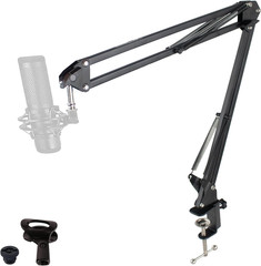 ChromaCast 38″ Adjustable Boom Mic Suspension Scissors Desk Microphone Stand
