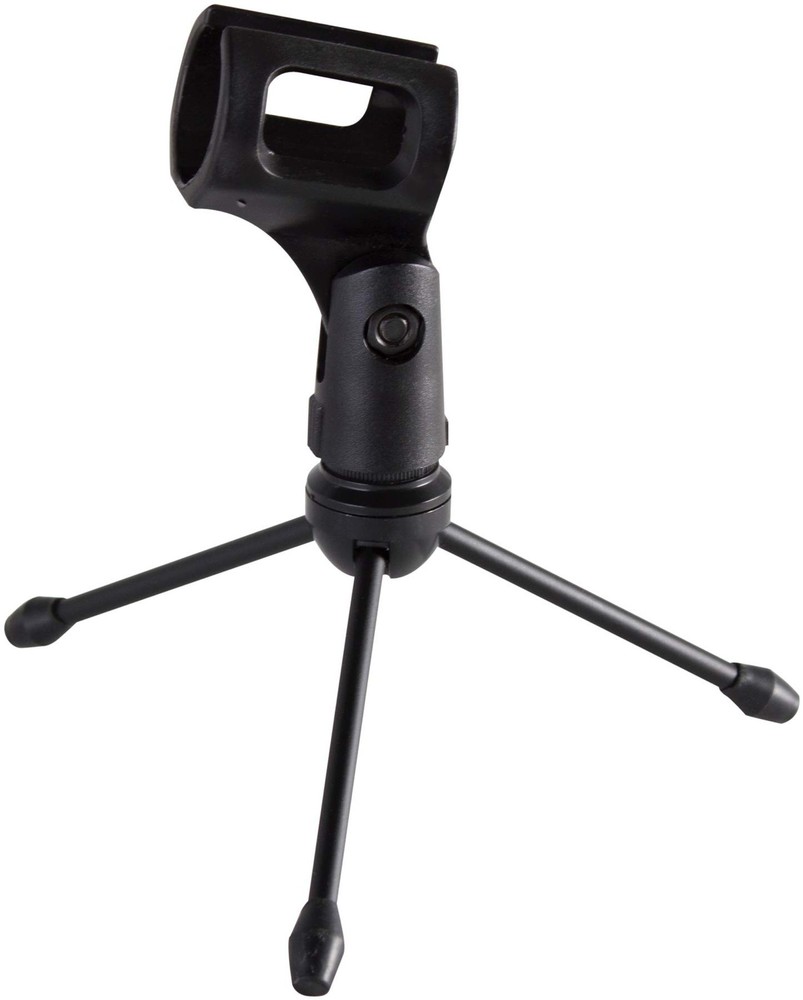 Mini Tripod Desktop Microphone Stand Clip Collapsible Legs GFW-MIC-0251 Part