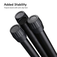 Microphone Boom Arm Stand w/ Dual Mic Clips Adjustable Tripod Phone Mount Holder