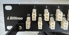 Bittree Patchbay Panel 48 Point #BO-E3FD25M4MIO Audio Visual Pro Grade