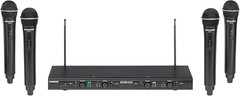 Stage 412 VHF Wireless Microphone System for Four Performers