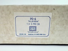 Sescom PO-6 „the portables“ 1×3 PRO DA *NEW OPEN BOX*