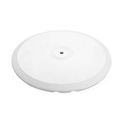Gravity GSSPWBSET1W DJ PA Speaker Stand w Base and Cast Iron Weight Plate White